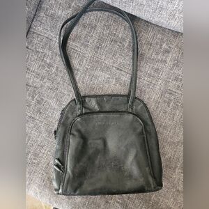 Derek Alexander Black Leather Smaller Handheld Organizer